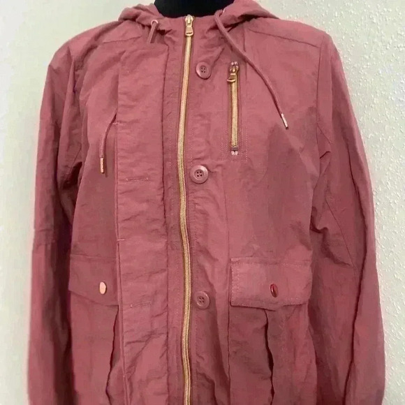 Jade & Ivory Pink Hooded Zip Up Jacket - Picture 5 of 8